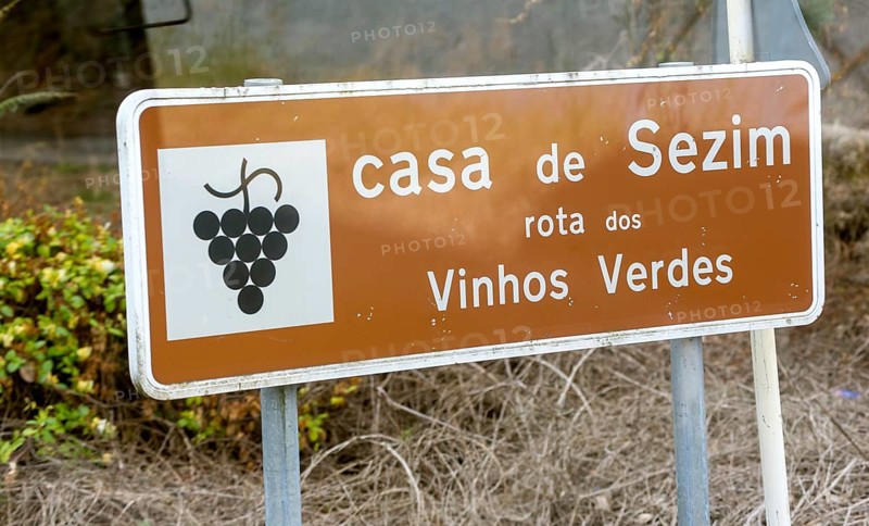 Casa de Sezim, Grande Escolha winery in the Minho region, the garden of Portugal, Guimaraes, Braga district, Portugal, Europe, aerial view, birds-eyes view, travel, travel photography