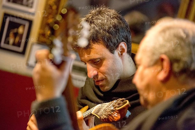 Fado singing and fado performance in a cultural centre in Coimbra, Coimbra, Coimbra district, Portugal, Europe, aerial view, birds-eyes view, Travel, travel photography