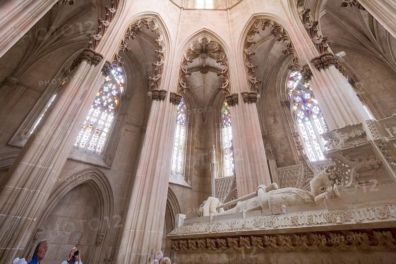 Monastery of Santa Maria da VitÃüria, UNESCO World Heritage Site, Monastery Church of Batalha, Mosteiro da Batalha, Batalha, Leiria District, Portugal, Europe, aerial view, birds-eyes view, Travel, Travel Photography