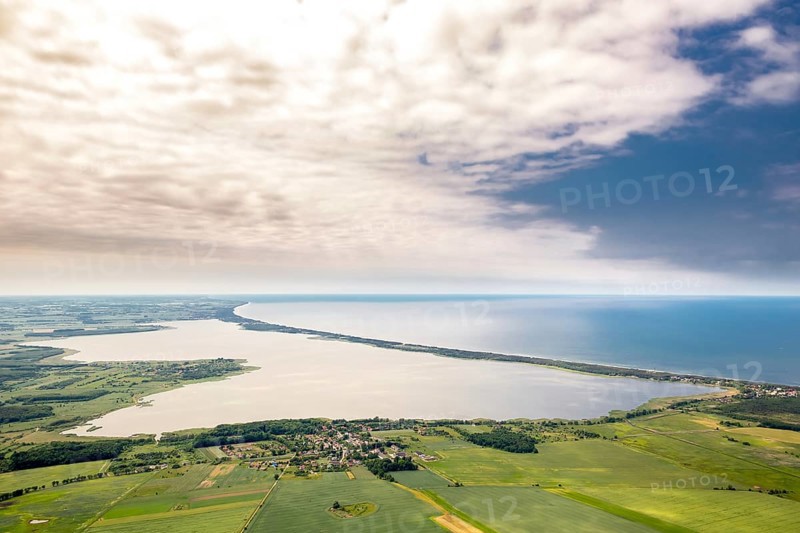 Wierciszewo, Wandhagen, Baltic Sea coast, Wojewóüdztwo zachodniopomorskie, Poland, Województwo zachodniopomorskie, PL, Europe, aerial photo, birds-eyes view, aerial photography, overview, bird's eye view, northern Poland