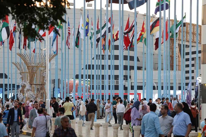 The 62nd Damascus International Fair in Damascus, the first edition held after the fall of the Assad regime, featuring participation from 22 countries and more than 800 companies across multiple sectors, Damascus, Damascus, Syria