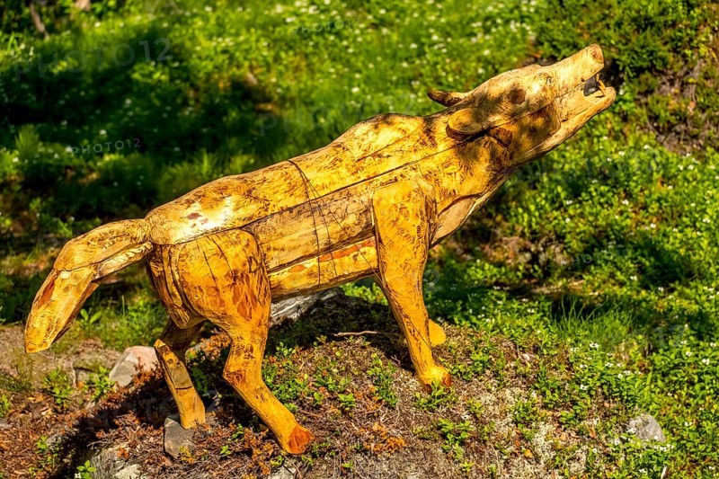 Wooden wolf, Kirkenes, Finnmark, Norway, Scandinavia, Europe, adventure travel, tourism, Hurtigruten, Hurtigruten voyage, cruise, NOR, travel, destination, sea voyage, sightseeing, tourism, Norwegian, Scandinavian, touristic