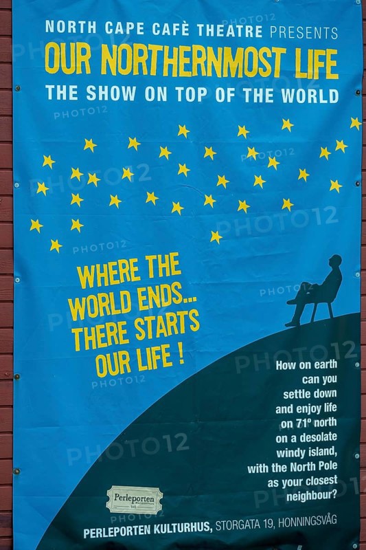 Play OUR NORTHERNMOST LIFE, actor, Honningsvåg, Finnmark, Norway, Scandinavia, Europe, adventure travel, tourism, Honningsvåg, Hurtigruten, Hurtigruten trip, cruise, cultural tour, NOR, poster, travel, destination, sea trip, sightseeing, theatre, theatre stage, tourism, Norwegian, our northernmost life, Scandinavian, touristic, our northernmost life