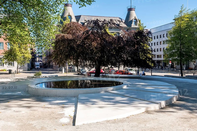 City centre fountain, Trondheim, Trøndelag, Norway, Scandinavia, Europe, adventure travel, fountain, tourism, Hurtigruten, Hurtigruten cruise, cruise, NOR, travel, destination, sea voyage, sightseeing, tourism, Trøndelag, Norwegian, Scandinavian, touristic