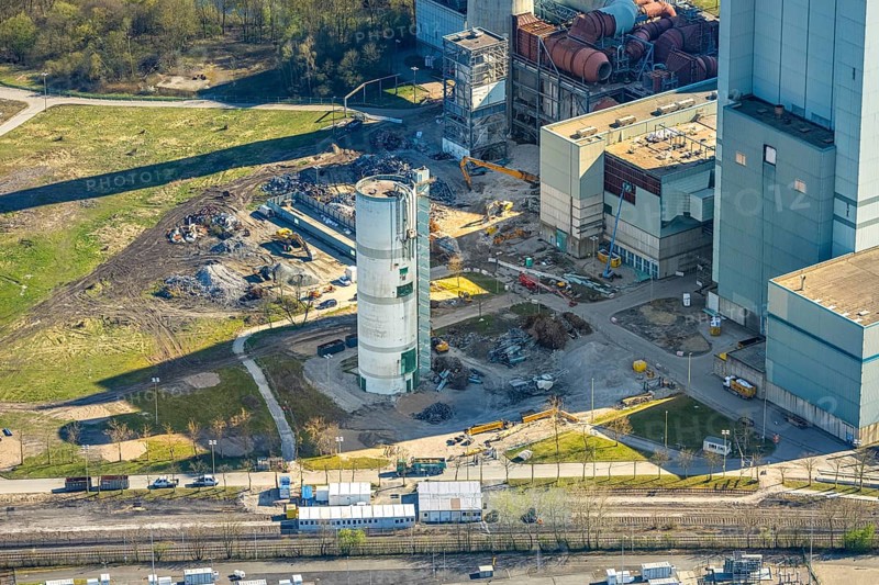 Aerial photo, RWE Generation SE Gersteinwerk power plant, Stockum, Werne, Ruhr area, North Rhine-Westphalia, Germany, DE, Europe, power plant, aerial photo, aerial photography, aerial photography, Münsterland, overview, bird's-eye view, overview