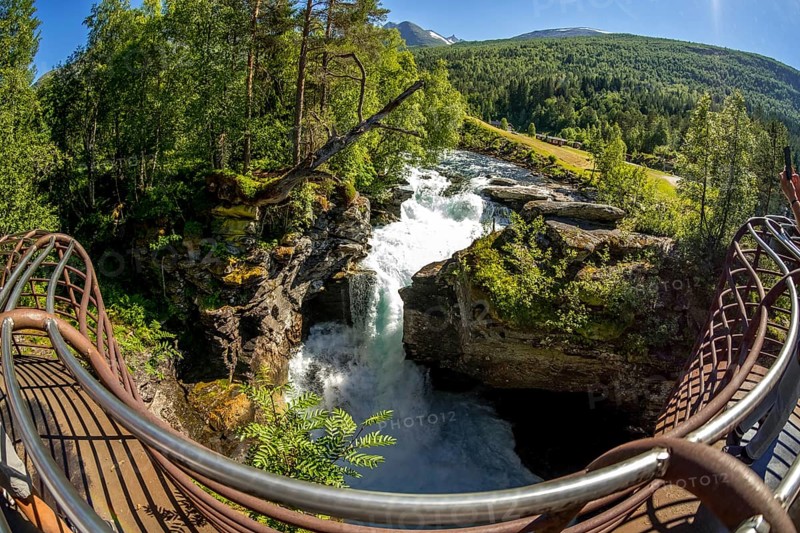 Gudbrandsjuvet canyon, Valldøla river, viewing platform, Valldal, Tafjord, Møre og Romsdal, Norway, Scandinavia, Europe, adventure trip, viewpoint, tourism, Hurtigruten, Hurtigruten trip, cruise, Møre og Romsdal, NOR, natural landscape, journey, destination, sea trip, sight, sightseeing, tourism, water canyon, Norwegian, Scandinavian, touristic