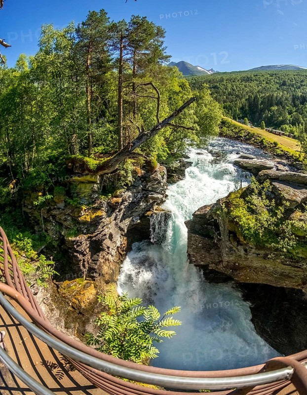 Gudbrandsjuvet canyon, Valldøla river, viewing platform, Valldal, Tafjord, Møre og Romsdal, Norway, Scandinavia, Europe, adventure trip, viewpoint, tourism, Hurtigruten, Hurtigruten trip, cruise, Møre og Romsdal, NOR, natural landscape, journey, destination, sea trip, sight, sightseeing, tourism, water canyon, Norwegian, Scandinavian, touristic