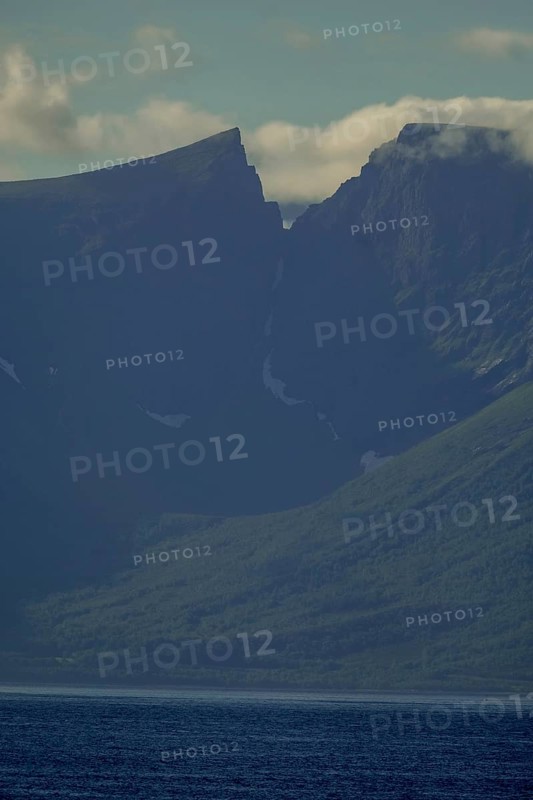 Mountain top, Godøya, Møre og Romsdal, Norway, Scandinavia, Europe, adventure travel, mountain formation, tourism, Godøya, Hurtigruten, Hurtigrutenreise, cruise, Møre og Romsdal, NOR, travel, destination, sea voyage, sightseeing, tourism, blue sea, Norwegian, Scandinavian, touristic, nordlandreise, Nordmeer, ship passage