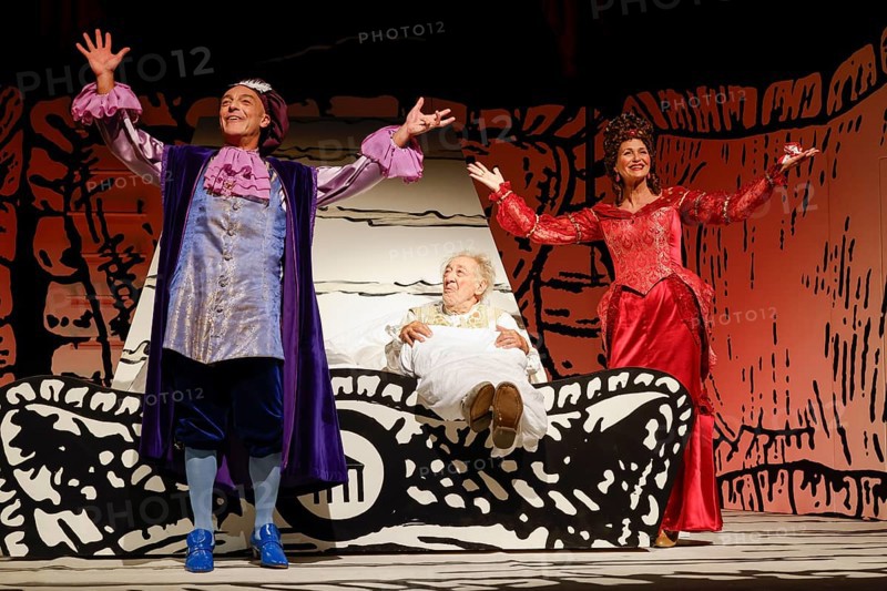 Mario Ramos, Dieter Hallervorden and Christiane Zander at the photo rehearsal for the play 'Der eingebildet Kranke' at the palace gardens Theatre. Berlin, 02.09.2025