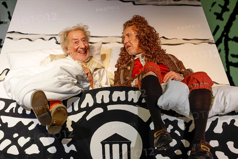 Dieter Hallervorden and Harald Effenberg at the photo rehearsal for the play 'Der eingebildet Kranke' at the palace gardens Theatre. Berlin, 02.09.2025