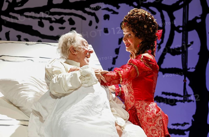Dieter Hallervorden and Christiane Zander at the photo rehearsal for the play 'Der eingebildet Kranke' at the palace gardens Theatre. Berlin, 02.09.2025