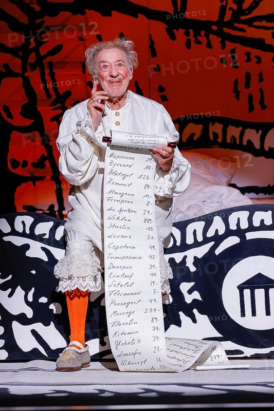 Dieter Hallervorden at the photo rehearsal for the play 'Der eingebildet Kranke' at the palace gardens Theatre. Berlin, 02.09.2025