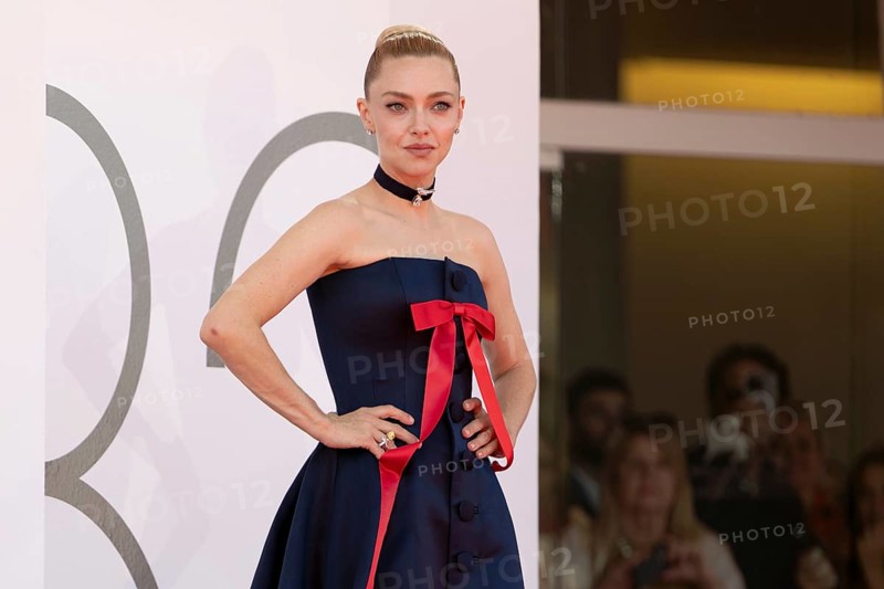 Venice, Italy - 1 September 2025: Amanda Seyfried during the red carpet of - The Testament of Ann Lee - during the 82nd Venice International Film Festival
