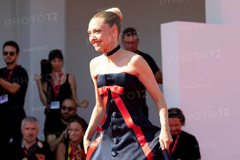 Venice, Italy - 1 September 2025: Amanda Seyfried during the red carpet of - The Testament of Ann Lee - during the 82nd Venice International Film Festival