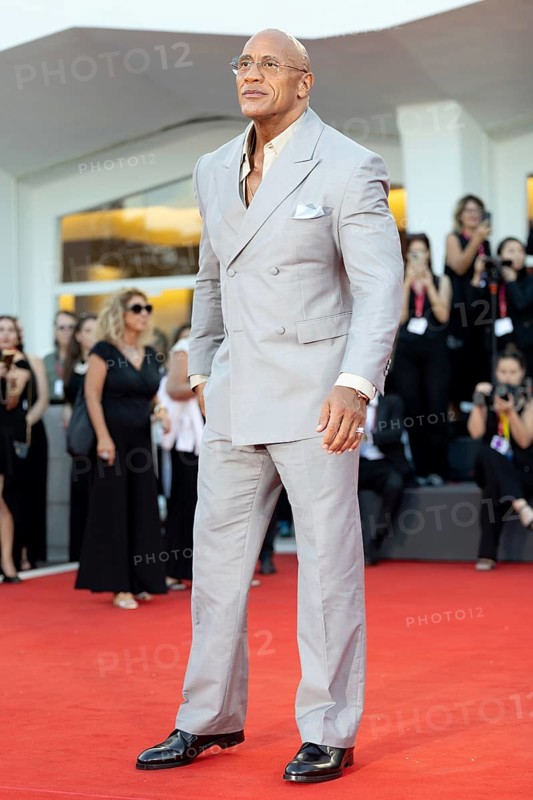 Venice, Italy - 1 September 2025: Dwayne Johnson aka The Rock during the red carpet of - The Smashing Machine - during the 82nd Venice International Film Festival