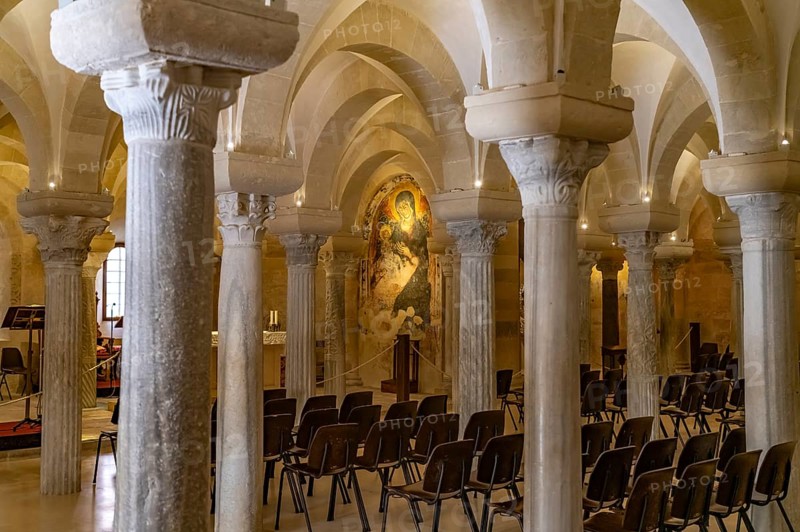 Crypt of the Cathedral of Santa Maria Annunziata in Otranto, Apulia, Italy