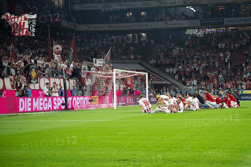 (DFL/DFB REGULATES PROHIBIT ANY USE OF PHOTOGRAPHS AS IMAGE SEQUENCES AND/OR QUASI-VIDEO), RheinEnergieStadion, Cologne, North Rhine-Westphalia, Cologne in front of the south curve, 1st Bundesliga, 1.FC Köln, SC Freiburg on 31/08/2025 at the RheinEnergieStadion in Cologne Germany