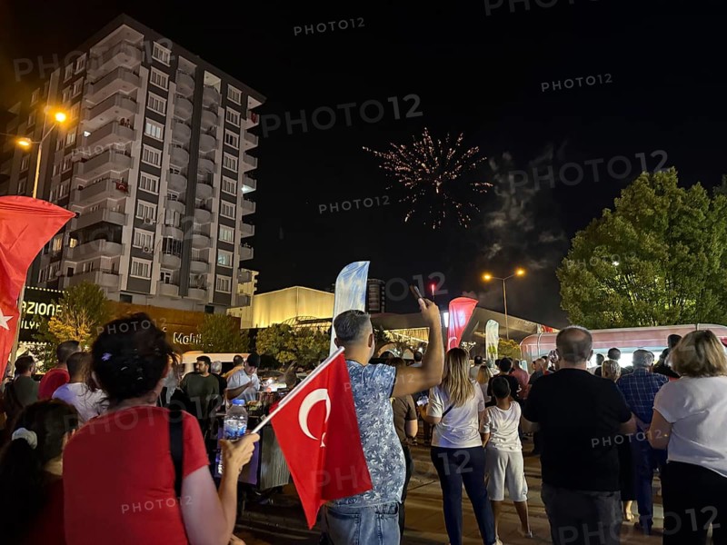 People in Türkiye celebrate Victory Day, commemorating the decisive Turkish victory over Greek forces at the Battle of Dumlupinar, fought between August 26 and 30, 1922, Gaziantep, Gaziantep, Türkiye