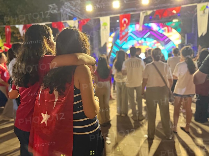 People in Türkiye celebrate Victory Day, commemorating the decisive Turkish victory over Greek forces at the Battle of Dumlupinar, fought between August 26 and 30, 1922, Gaziantep, Gaziantep, Türkiye