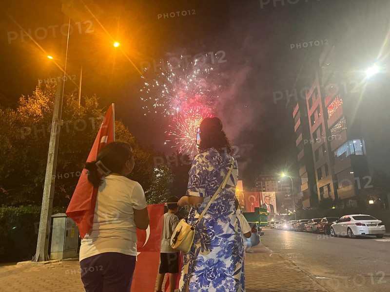 People in Türkiye celebrate Victory Day, commemorating the decisive Turkish victory over Greek forces at the Battle of Dumlupinar, fought between August 26 and 30, 1922, Gaziantep, Gaziantep, Türkiye