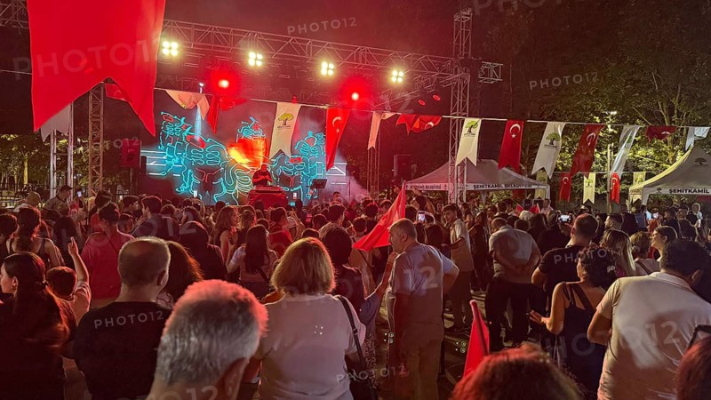 People in Türkiye celebrate Victory Day, commemorating the decisive Turkish victory over Greek forces at the Battle of Dumlupinar, fought between August 26 and 30, 1922, Gaziantep, Gaziantep, Türkiye