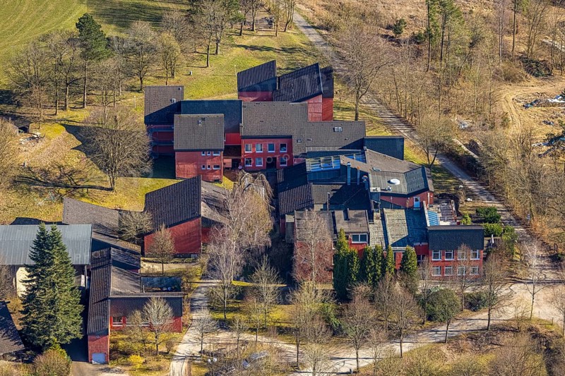 Aerial photo, Hotel Carpe Diem, Schwartmecke, Kirchhundem, Sauerland, North Rhine-Westphalia, Germany, DE, Europe, inn, gastronomy, hotel, hotel facilities, hotel business, aerial photograph, aerial photography, aerial photography, overview, accommodation, bird's eye view, birds-eyes view, overview