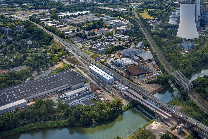 Aerial view, large construction site motorway junction Herne with tunnel construction, motorway A43 between Recklinghausen Emscher- and Rhein-Herne-Kanal overpass and exit Bochum Riehmke, motorway A42, Baukau-West, Herne, Ruhr area, North Rhine-Westphalia, Germany, construction work, construction area, building site, building plots, construction project, building site, Europe, large construction site #Herne #aerial view #aerial photography #aerial photography #aerial photography #North Rhine-Westphalia #North Rhine-Westphalia #Ruhr area #overview #bird perspective