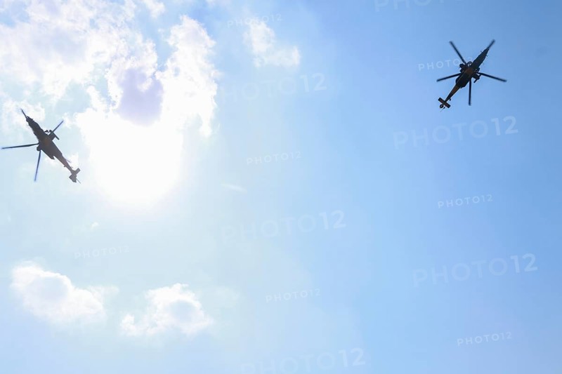 Turkish Air Force helicopters and fighter jets perform aerobatic maneuvers during Teknofest aerospace and technology festival. Gaziantep, Türkiye. September 24, 2020, Gaziantep, Gaziantep, Türkiye