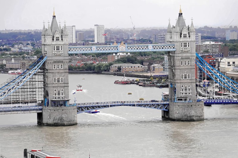 Tower Bridge, Thames, London, England, Great Britain, Tower Bridge over the Thames with the London skyline in the background, London, England, Great Britain