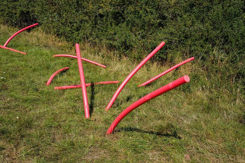 The Installation Whispers of Freedom by Zahra Mohebbi, 12th international wind art festival 2025, landscape exhibition bewegter wind, Zierenberg, Northern Hesse, Germany