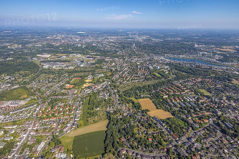 Aerial view, Phoenix-West, Phoenix-East, Phoenix Lake, Hörde, former steelworks site, Dortmund, Ruhr area, North Rhine-Westphalia, Germany