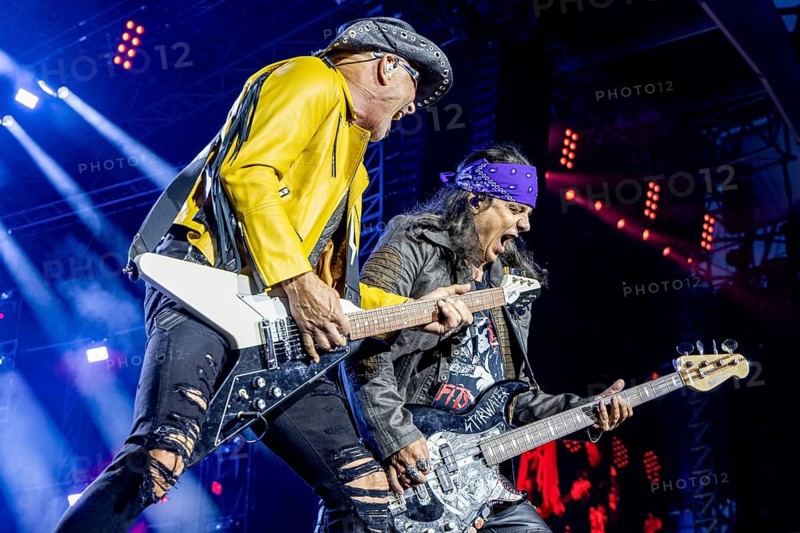 Rudolf Schenker, guitarist of the band Scorpions live on 60 Years Anniversary Tour in the Heinz-von-Heiden-Arena Hannover on 05.07.2025