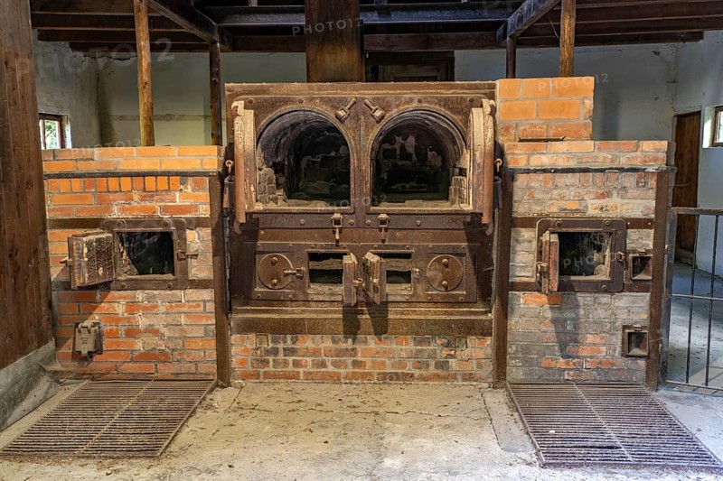 Dachau Concentration Camp Memorial Crematorium, Bavaria, Germany