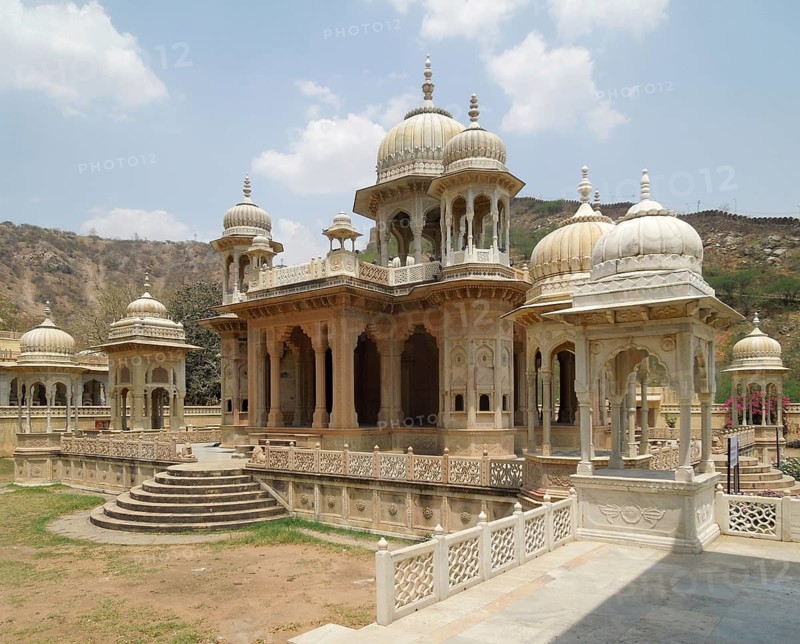 The Gaitore Cenotaphs Jaipur (rajasthan, India