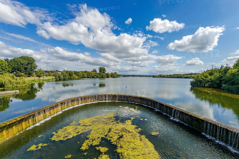 Lippesee near Sande, Paderborn, North Rhine-Westphalia, Germany