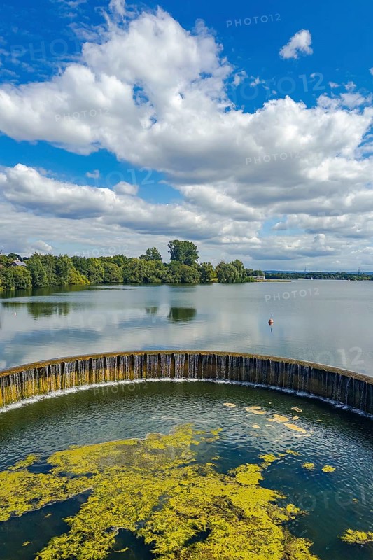 Lippesee near Sande, Paderborn, North Rhine-Westphalia, Germany