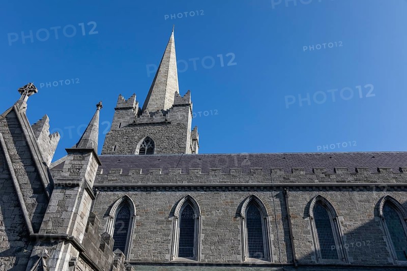 Church tower, St Patrick's Cathedral, Dublin, Ireland