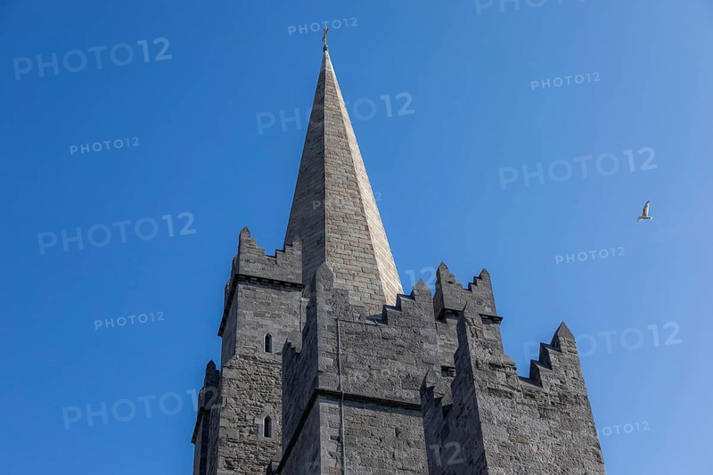 Church tower, St Patrick's Cathedral, Dublin, Ireland