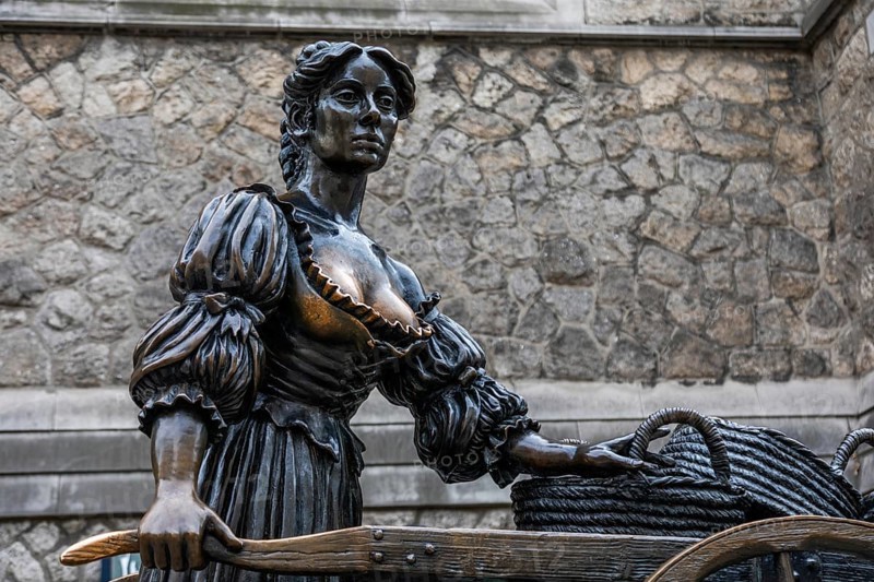 Molly Malone Statue, Suffolk St, Dublin, Ireland