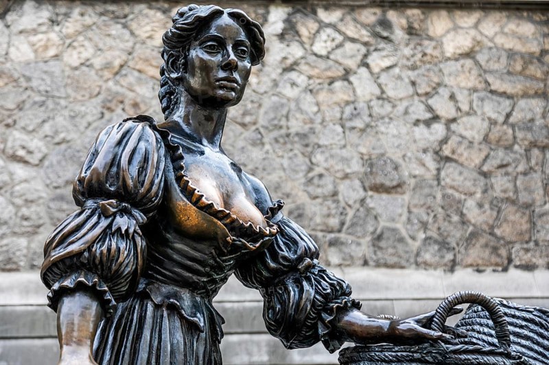Molly Malone Statue, Suffolk St, Dublin, Ireland