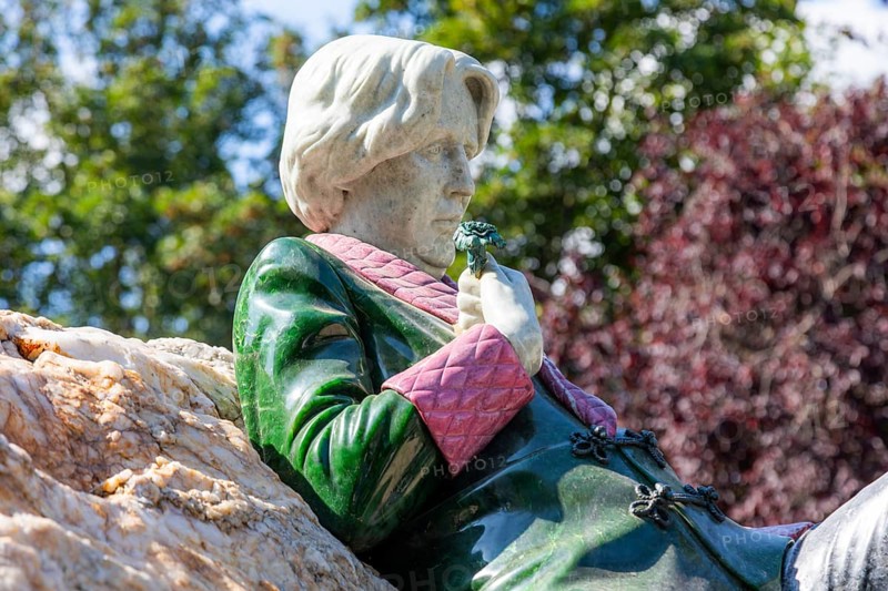 Oscar Wilde, Irish writer and poet, memorial, Merrion Square Park, Dublin, Ireland