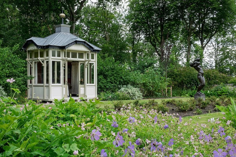 In the park of Borg Verhildersum, Leens, province of Groningen, Netherlands