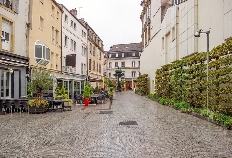 City view of Epinal, the capital city of the Vosges departmend in France