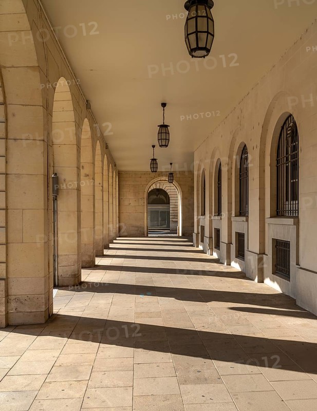 Archway seen in Reims, the most populous city in the French department of Marne