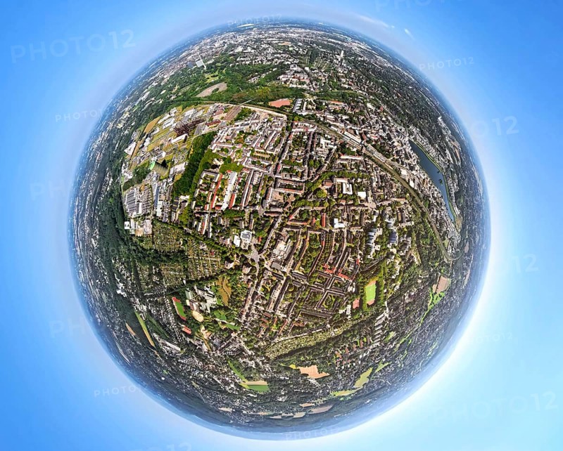 Aerial view, residential area, view of the district of Hörde with Phoenix Lake, commercial area technology park and service location Phoenix West, Dortmund-Hörde railway station, globe, fisheye image, fisheye image, 360 degree image, tiny world, little planet, fisheye image, Hörde, Dortmund, Ruhr area, North Rhine-Westphalia, Germany, excursion destination, DE, Europe, fisheye lens, fisheye lens, commercial settlement, commercial enterprises, commercial area, commercial area, commercial property, commercial park, commercial location, commercial use, industrial area, industrial location, Little Planet, aerial view, aerial photography, aerial photography, local recreation area, Phoenix Lake, Phoenix Lake, lake, district Hörde, super wide-angle lens, Tiny World, overview, bird's eye view, living with lake view, residential area, birds-eyes view, former steelworks area Phoenix-East, fisheye lens, insta360 camera, overview