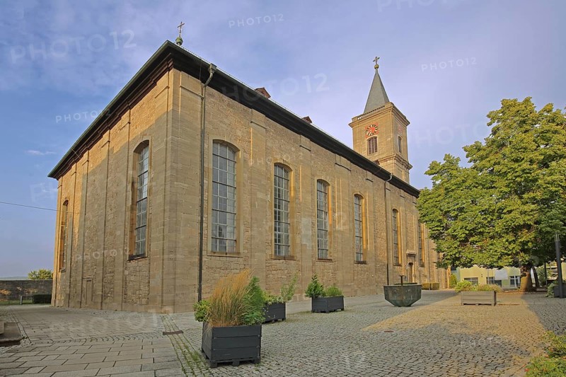 Gothic Church of the Assumption of the Virgin Mary, Pfarrer-Alois-Friedrich-Platz, Bad Neustadt an der Saale, Rhön, Lower Franconia, Franconia, Bavaria, Germany