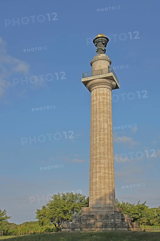 Constitution column built in 1821 and monument to the Bavarian constitution of 1818, political constitution, Gaibach, Volkach, Lower Franconia, Franconia, Bavaria, Germany