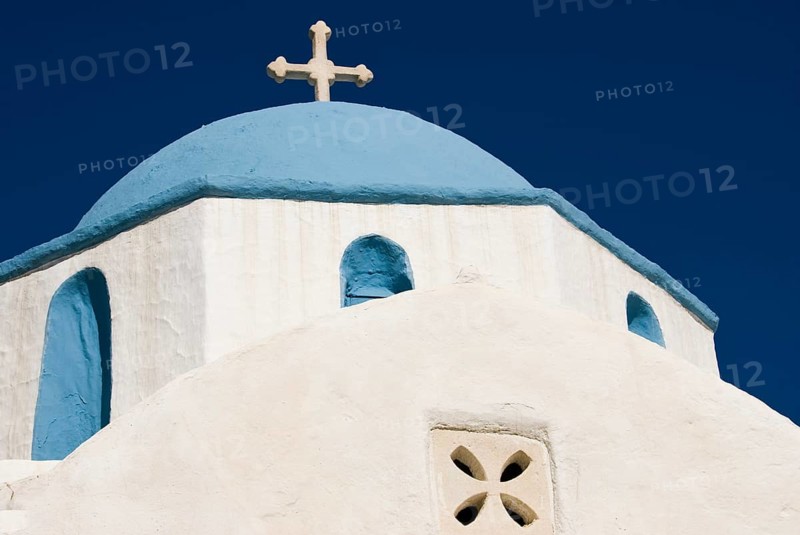 Greek Orthodox church on the Cyclades island of Paros, Cyclades, Paroikia, Paros, Greece