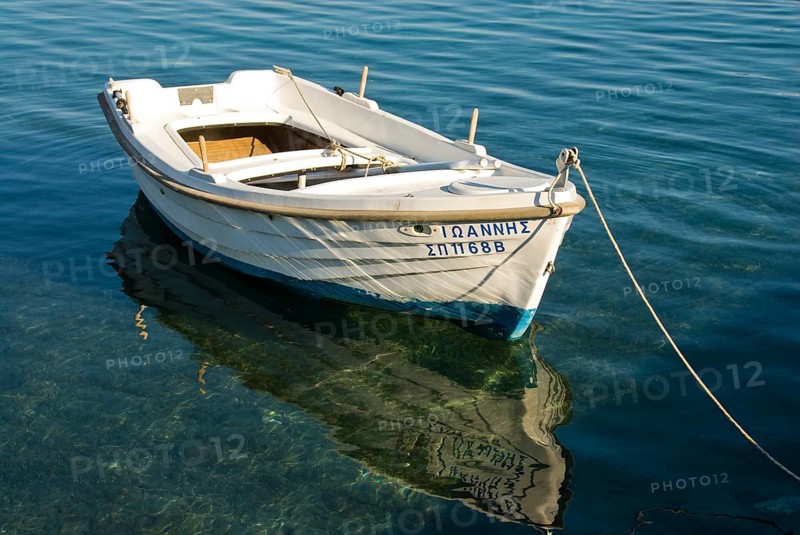 Ship views on the Cyclades island of Milos, Cyclades, Adamas, Milos, Greece