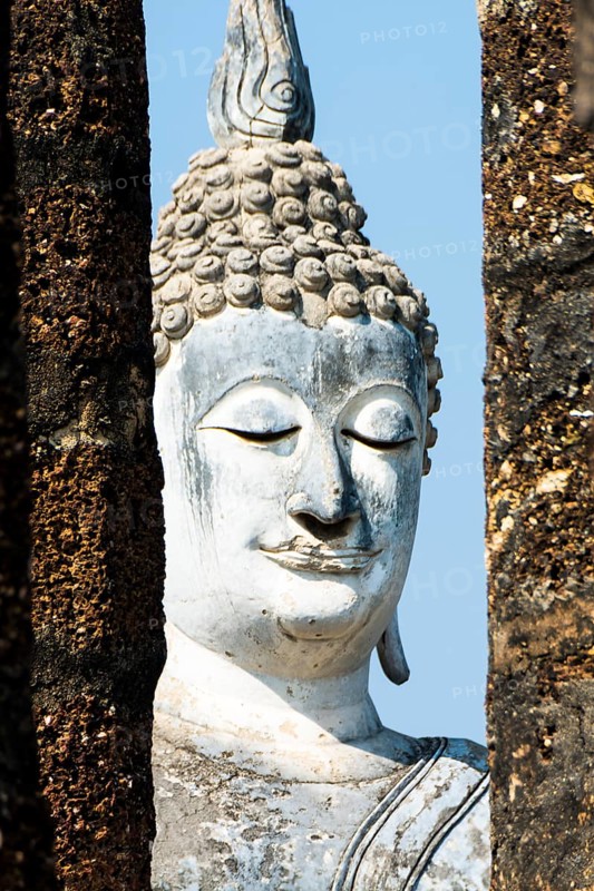 Wat Sa Si in the historical park of Sukhothai, Sukhothai, Sukhothai, Thailand, Thailand